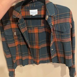 Cropped flannel